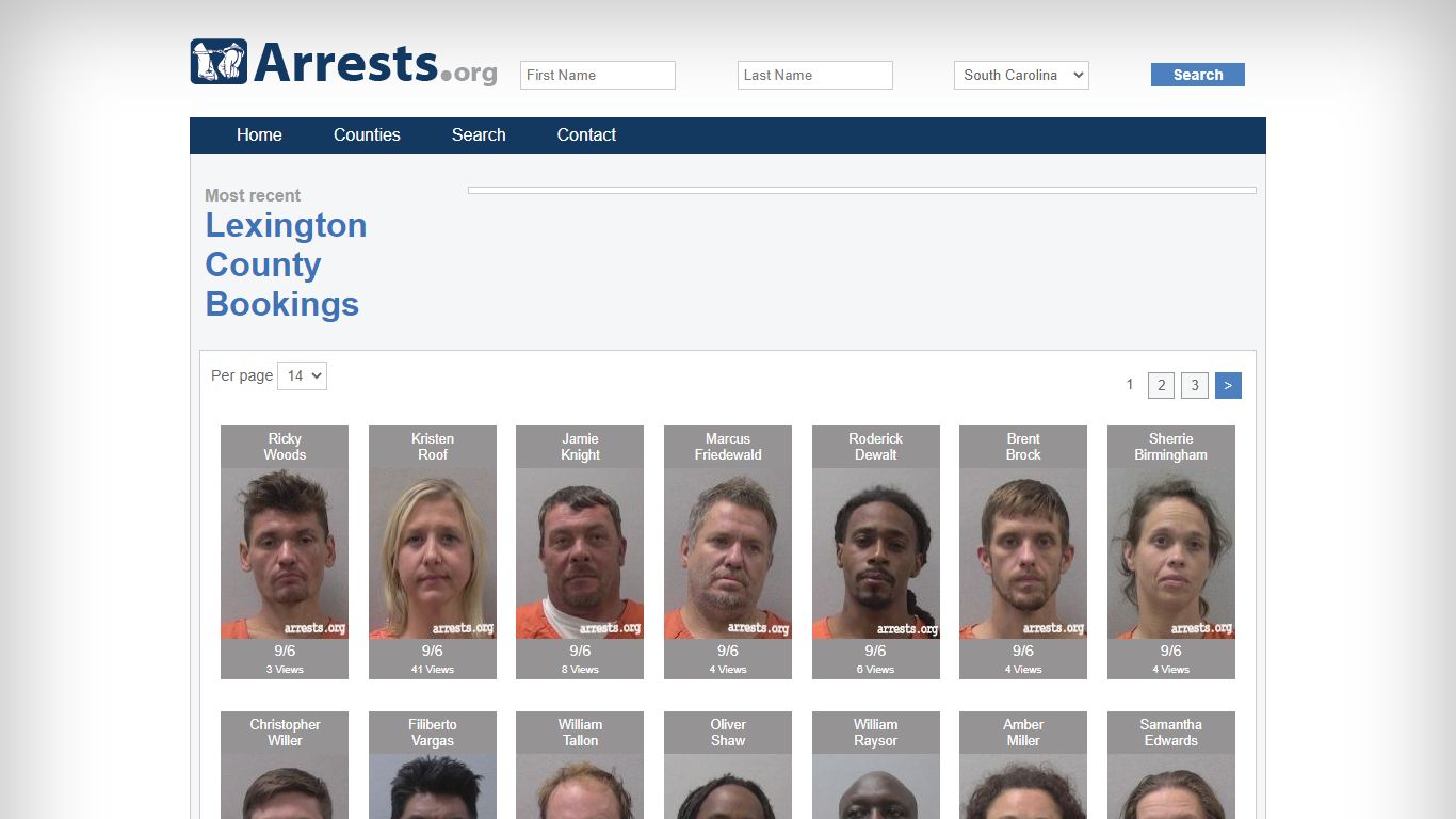 Lexington County Arrests and Inmate Search